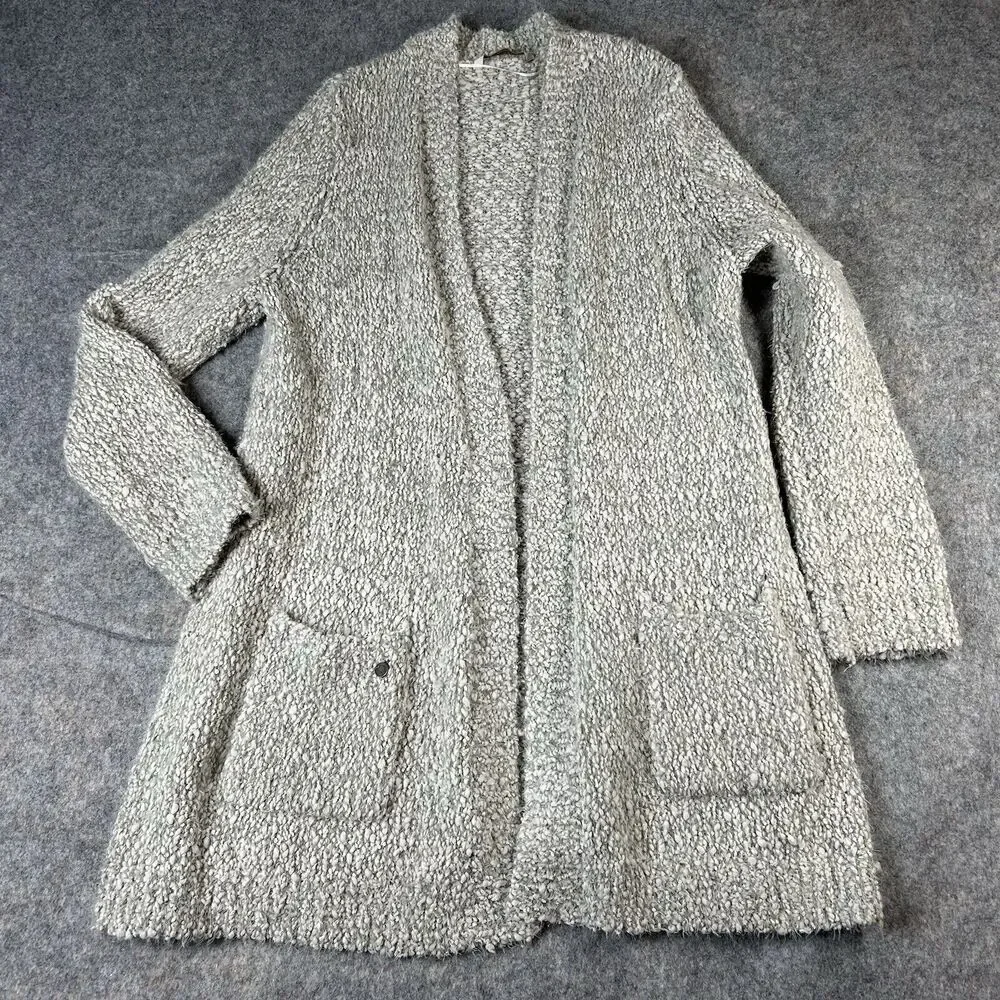 Soft Surroundings Heathered Gray Cardigan - Picture 1 of 8